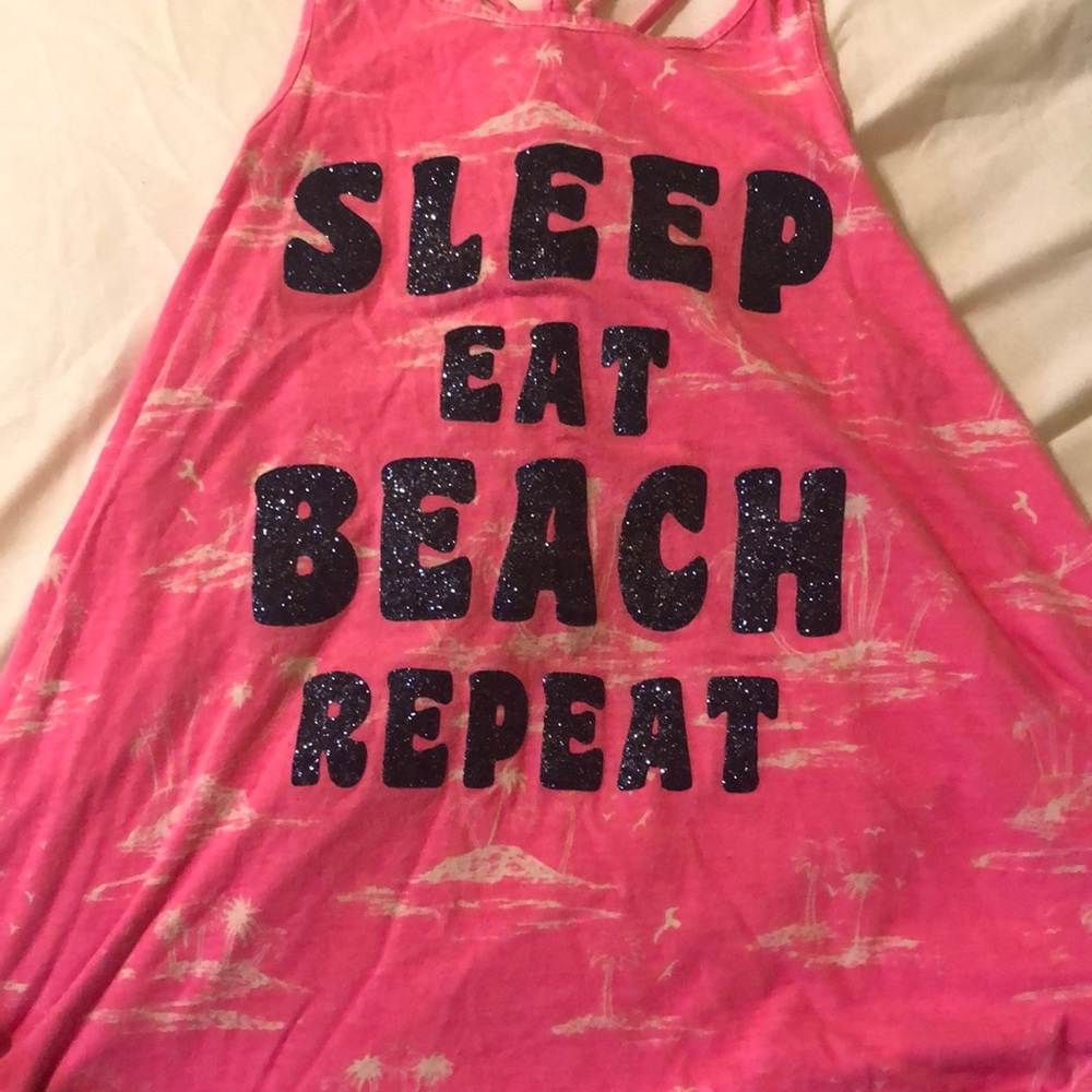 Pink tank top
